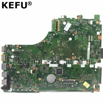 KEFU X750DP Plokštę Už ASUS X750DP K550D X550D K550DP X550DP Nešiojamas Plokštė rev2.0 LVDS Mainboard originalus Testas