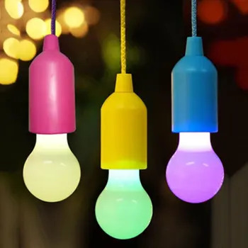 Kempingas Spalvinga LED Lemputės Liustra Portable LED Ištraukite Laidą Lemputės, Lauko Kempingas Kabinti Palapinė Šviesos Lempos Karšto Pardavimo