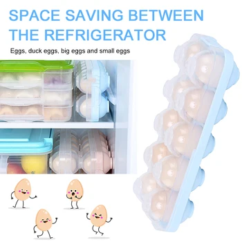 Kiaušinių Laikiklis Dėklas Saugojimui Šaldytuve Šaldytuvas Kiaušinių Dėžutės Atveju Konteineris Plastikinę Dėžutę, Šaldytuvas Stovo Šviežių Išlaikyti Virtuvė