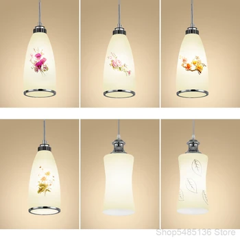 Kinų Stiliaus LED Stiklo Sieniniai šviestuvai Art Deco Kabo Lempa, Baras, Restoranas, Kavinė gyvenamojo Kambario, Apdaila, Namų Apšvietimas Šviestuvai