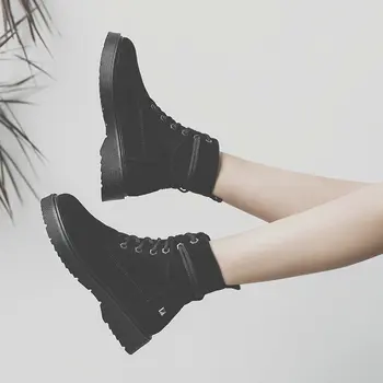 Klasikinis Prekės ženklas Moterims batus neslidžiais batai moterims platformos pleištai batai batai Atsitiktinis Aukštos Viršų batai didelis dydis 34-43 B21-93