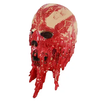 Kruvinas Lydymosi Veido Suaugusiųjų Latekso Kostiumas Walking Dead Helovinas Sudėtinga ir baisu, apdailos mascarillas маски от короновируса