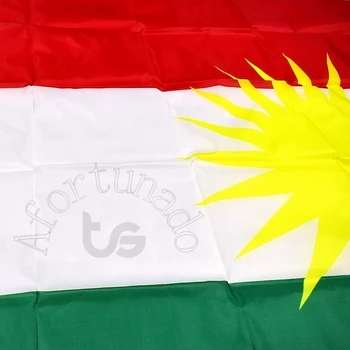Kurdų 90*150cm vėliavos Banner 3x5 Koja Kabo valstybinė vėliava Namų Puošybai vėliava