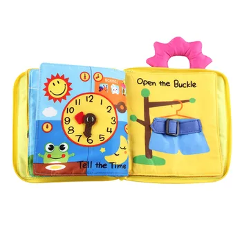 Kūdikių Audiniu Knygos Pradžioje Švietimo Montessori Vaikų Intelekto Vystymosi Gyvūnų Audiniai Knygos Švietimo Cognize Žaislas