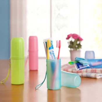 Kūrybinių Kelionių Nešiojamų Toothbrus talpinimo Dantų pastos Laikiklis Saugojimo Bylos Lauke Namų ūkių Saugyklos Taurės Bathroom Accessories