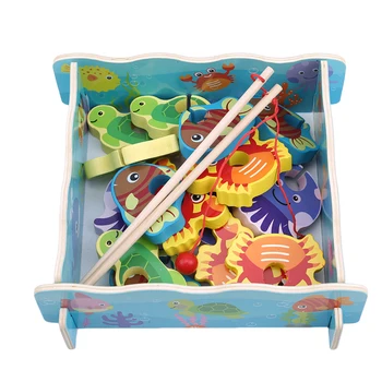 Kūrybos Magnetinio Žvejybos Žaidimas Žaislas Įdomus Vaikų Švietimo Žaislas Kūdikiui, Dovana Vaikui Mediniai Žaislai
