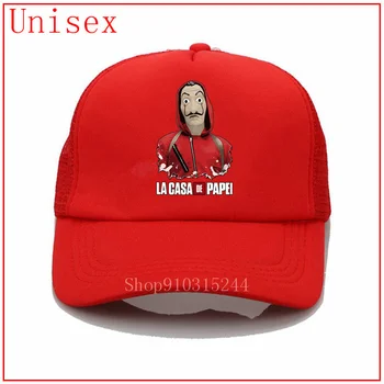La Casa De Papel - Dali Kaukė balta vasaros skrybėlės moterims skydelis skrybėlę su plastiko shield beisbolo kepuraitę vyrų golf le fleur