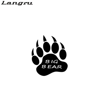 Langru Big Bear Mados Motociklo Vinilo Grafika Lipdukai Automobilio stiliaus Automobilių Dekoratyvinis Jdm