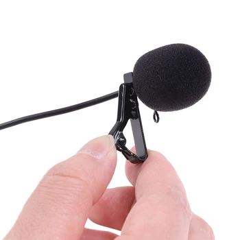 Lavalier prisegamas Mikrofonas Mini Metalo Mikrofonas (3,5 mm Jack Audio Mic Kompiuterių Telefono Camer Mobilusis Telefonas