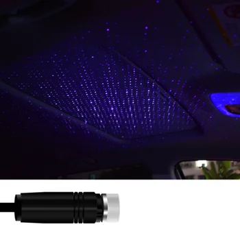 LED Automobilio Stogo Star Naktį Šviesos Projektorius USB Atmosfera Galaxy Lempa Mazda 3 6 Atenza CX-3 CX-4 CX-5 CX5 CX-7 CX-9 323 m3