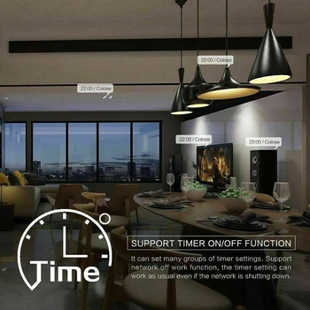 LED Šviesos Jungiklis Dimeris Smart Wall LED Lempos Jungiklis DimmerTouch Kontrolės Home APP Nuotolinio Belaidžio Grūdinto Stiklo Medžiaga