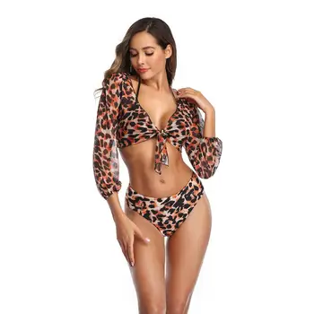 LEEMIIJUU Seksualus Bikini Nustatyti Trijų dalių maudymosi kostiumėlį Moteris Push Up maudymosi Kostiumėliai, Brazilijos Maudymosi Kostiumas, Paplūdimio Plaukimo Kostiumas Moterims