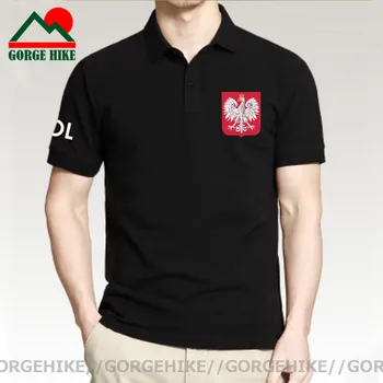 Lenkija lenkijos Lenkas LENKAS POLSKA POL polo marškinėliai vyrams trumpomis rankovėmis balti ženklai spausdinami šalies 2021 medvilnės tautos komanda naujausias
