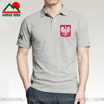 Lenkija lenkijos Lenkas LENKAS POLSKA POL polo marškinėliai vyrams trumpomis rankovėmis balti ženklai spausdinami šalies 2021 medvilnės tautos komanda naujausias