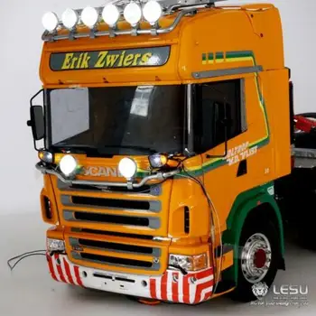 LESU 1/14 LED Prožektorius Toplight RC Tmy R620 R470 Modelio Traktoriaus Sca Sunkvežimių TH11433-SMT3