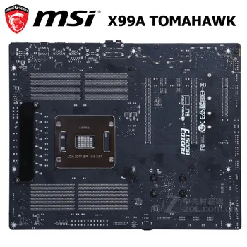 LGA 2011-V3 motininės Plokštės DDR4 MSI X99A TOMAHAWK Core i7 USB3.1 PCI-E3.0 2 M. U. 2 Darbalaukio MSI X99 Mainboard 2011-V3 DDR4 Naudojamas X99