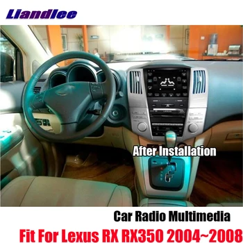 Liandlee 8.4 Colių Android Ekrane, Lexus RX RX350 2003-2008 m. Automobilių DSP Carplay BT Wifi GPS Navi Navigacijos Žemėlapių vaizdo Kamera Media