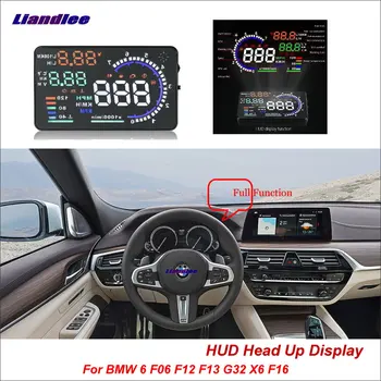 Liandlee Automobilių Head Up Display HUD BMW 6 F06 F12 F13 G32 X6 F16 2011-2018 HD Projektoriaus Ekrane greičio viršijimo Įspėjimo Signalo Jutiklis