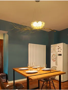 Luminaria pendente medienos LED sieniniai šviestuvai šviestuvas suspendu