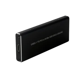 M key M. 2 SSD Nešiojamos Mobiliojo ryšio Dėžutė, USB 3.1 NVMe M2 lizdas HDD aptvarą Intel 760P 960 EVO SM961 950 pro NGFF HDD Talpyklos