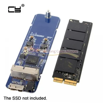 Macbook Air Pro 2013 2016 SSD Nešiojamų Atveju, USB 3.0 kabelį 16+12 Pin Mobiliojo ryšio Dėžutė HDD Gaubto adapteris
