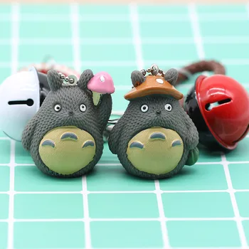 Mados Keychains Mielas Kawaii Kačiukas Katė Key Chain Anime Totoro Kūrybos Pakabukas Žavesio Moterims, Vaikams, Keyrings Mergina Mėgstamiausia Dovana