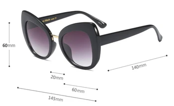 Mados vairavimo lauko cat eye akiniai nuo saulės ponios vyrų retro gradiento spalvos akinius retro akiniai nuo saulės moterims UV400 akiniai