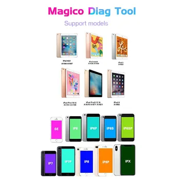 Magico Diag DFU Box Įrankis, Vienas Mygtukas Raudonos Ekrane Skaityti, Rašyti Serijos Numeris IPhone 6-X & IPad Pat, Kaip IRepair P10 DFU Dėžutę