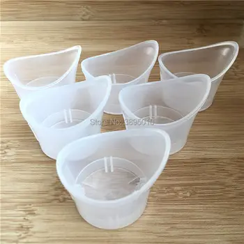 Medicinos skalbimo minkšti plastikiniai taurės plauti puodelio su oftalmologijos akių pavilgo akių pavilgo taurės 5ml akių priežiūros tirpalas skalbimo taurės F717