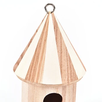 Medinis Paukštis Namas Kabo Lizdo Paukščių Lizdus su Kilpa Namų, Sodo Kieme Apdailos Birdhouses Pet Tiekimo Reikmenys