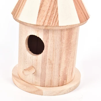 Medinis Paukštis Namas Kabo Lizdo Paukščių Lizdus su Kilpa Namų, Sodo Kieme Apdailos Birdhouses Pet Tiekimo Reikmenys