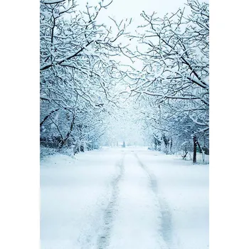 Mehofoto Žiemos Miško Fotografijos Foną Sniego baltumo Fone fotostudija Miško CM-5194