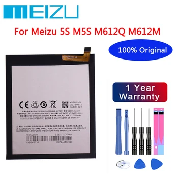 Meizu Originalus 3000mAh BA612 Baterija Meizu Meizy Mei zu M 5S M5S M612Q M612M Mobiliojo Telefono Baterijas+Nemokamas įrankiai