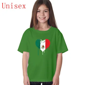 Meksikos Pasididžiavimas Širdies Vėliava Patinka merginos, stalviršiai, vaikų drabužiai, stalviršiai, mergaitėms, vaikams, drabužiai, mergaitėms, kūdikiams spalvingas populargirl drabužiai