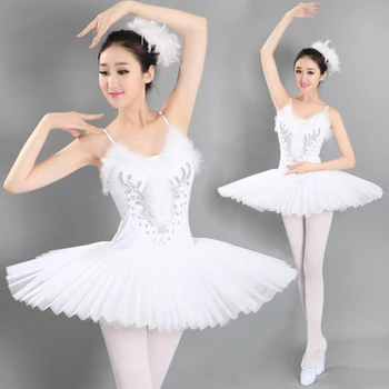 Mergaičių Baleto Šokių Tutu Suknelė Suaugusiųjų Baleto Šokio Kostiumai Moterų Gulbių Ežeras 