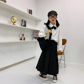 Mergaičių kostiumai 2021 m. pavasarį naujas Japonų didelis vaikų kostiumas, švarkas, sijonas ir peteliškė trijų dalių kostiumą