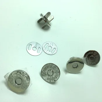 Metalo plonas magnetinio mygtuką, kaip 14mm/18mm Paspauskite Magnetinio Krepšiai magnetas sagtis