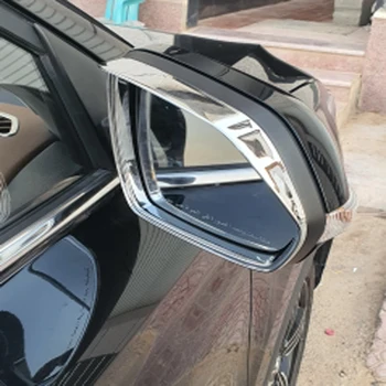 MG ZS 2017 2018 2019 2020 Priedai galinio vaizdo veidrodėlis, Lietaus antakių Saulėtas skydelis Padengti Apdaila, ABS Chrome Šildomi pakeitimo