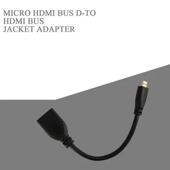 Micro HDMI suderinamus Vyras Į HDMI suderinamus Moterų Jack Adapteris, Kabelis Konverteris 1080P Micro HDMI suderinamus Jack Adapteris