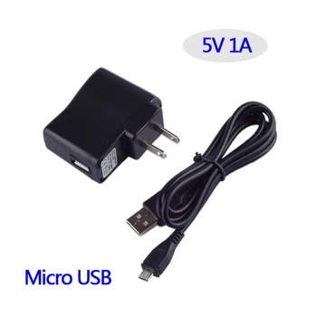 Micro USB ES MUMS Prijungti 5V 1A Maitinimo Adapteris AC 5V1A Įkroviklis, impulsinis Maitinimo šaltinis Universalus USB Sąsaja
