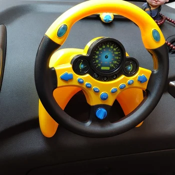 Mielas Vaikams Vairas Žaislas su Šviesos Modeliavimo Vairavimo Garso Muzikos Juokinga Švietimo Kūdikių Elektroninio Kelionės Vaikams, Žaislai