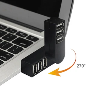 Mini 3.0 Prievadas Kelis HUB Adapteris, Multi USB HUB Splitter 