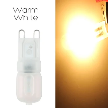 Mini G9 LED Lempos šviesos srautą galima reguliuoti Šviesos, 3W 5W SMD2835 110V, 220V G9, LED Lemputės Aukštos Kokybės Šviestuvo Šviesos Pakeisti Halogeninės Lempos 2vnt/daug