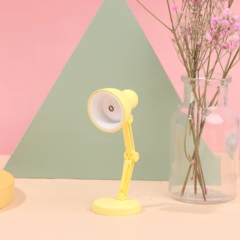 Mini Lubų šviestuvas LED Šviesos Lėlių namelio Baldai, Apšvietimas Žaislas, Skirtas Lėlių Lipdukai 1:12 Miniatiūriniai Lėlių namelis