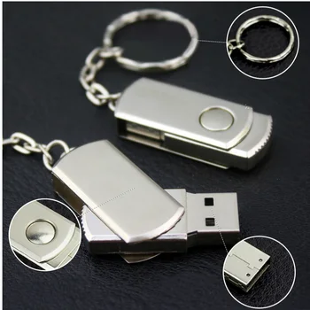 Mini metalo usb pen drive USB3.0 flash drive 64gb 32gb 16 gb 8 gb flash diskas pirštų memory stick flashdrive virš 10vnt nemokama logo