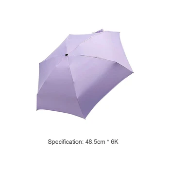 Mini Pocket Skėtis Nešiojamų Anti UV Saulės, Lietaus, Skėtis Moterys Vyrai Lankstymo Kelionės Lauko Lietus Priežiūros Papuošalai
