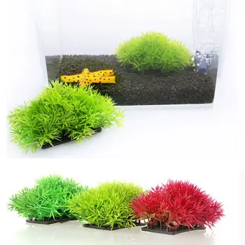 Modeliavimo Dirbtiniai Augalai Kūrybos Žalia Gėlė akvariumas papuošalai Pet Produktų, Žuvų Bakas Vandens Augalų Netikrą Namų Puošybai