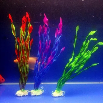 Modeliavimo Vandens Augalų, Žuvų Bako Apdailos Kraštovaizdžio Augalai Netikrą Jūros Raizginys Stiklo Akvariumas Apdaila Plastikinių Vandens Žolės