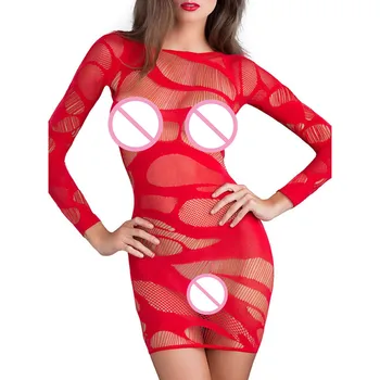 Moteriškas apatinis trikotažas, Seksualus Kostiumai Babydoll Chemise porno kraujavimas iš Seksualių apatinio Trikotažo Suknelė Plius Dydis 2XL Moterų Nightdress Nėrinių Nightgowns Namų Suknelė