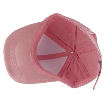 Moteriški Vyrai Snapback Suede Beisbolo Kepuraitę Saulės Skydelis Sporto Skrybėlę Reguliuojamas Kepurės